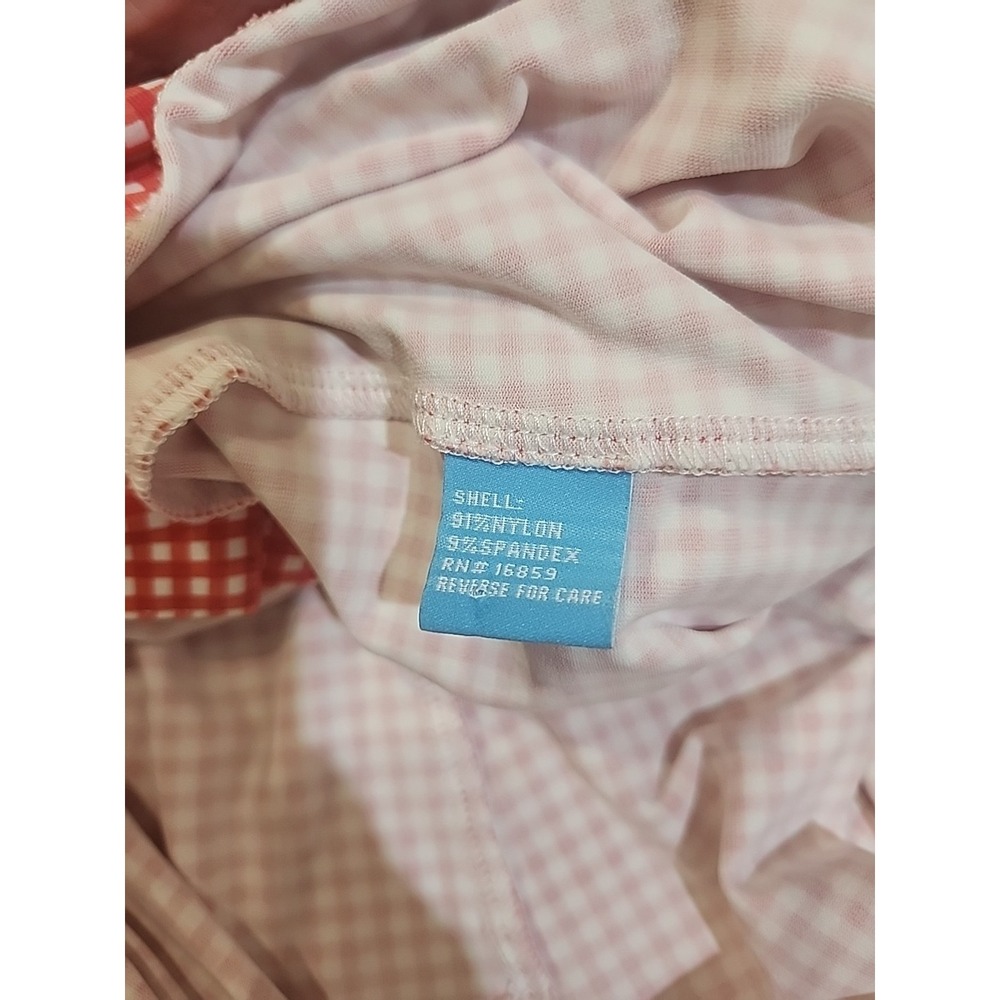 J McLAUGHLIN Red/White Check Sleeveless Shirt Womens Size S - Picture 5 of 6